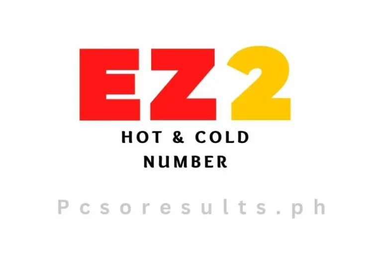 EZ2 Hot & Cold Numbers