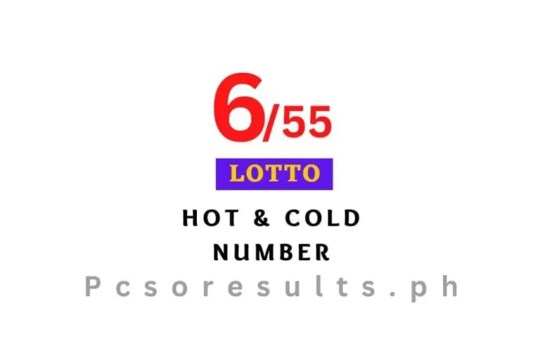 6 55 Lotto Hot & Cold Numbers