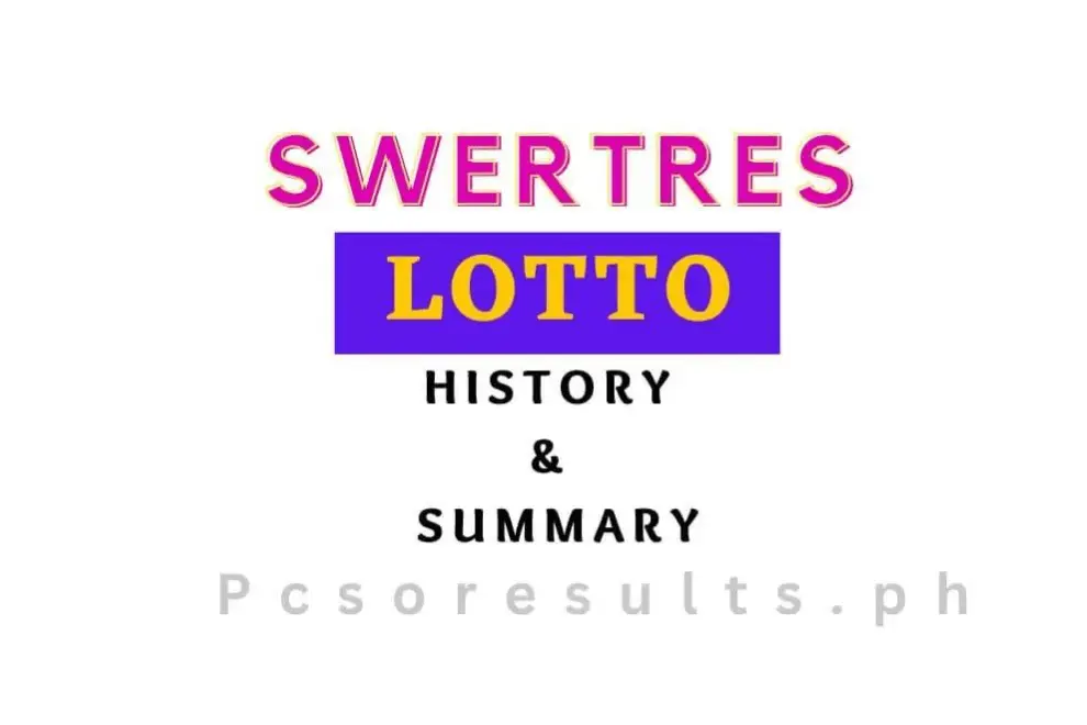 Swertres Result History and Summary