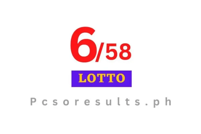 6 58 Lotto Results History 2022