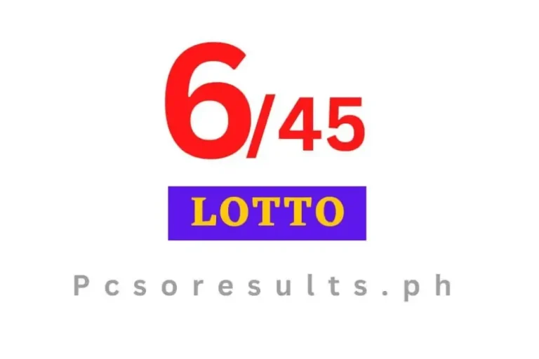 6 45 Lotto Result  History 2018