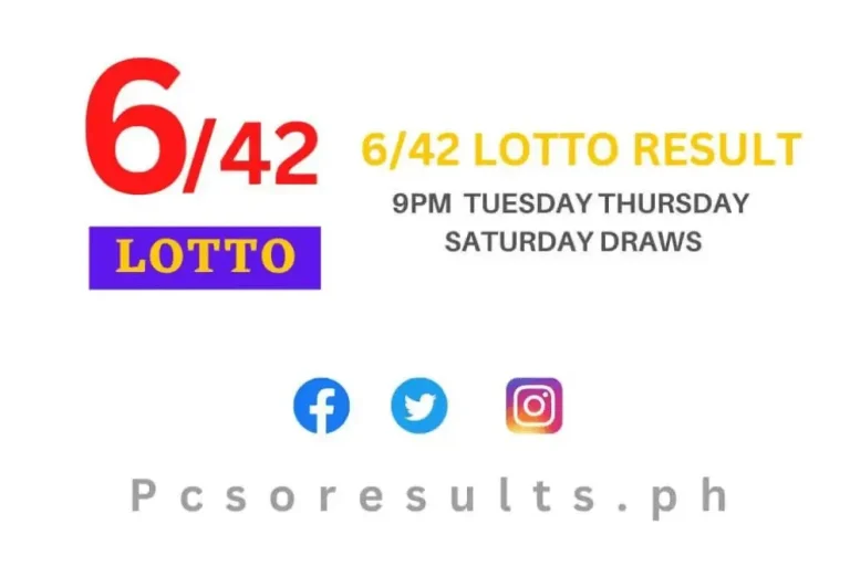 6 42 Lotto Result